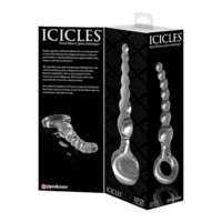 חרוזים מזכוכית לחדירה אנאלית-icicles