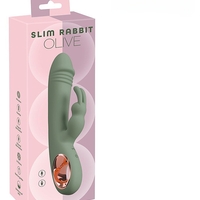 ויברטור משולב רוטט-Slim Rabbit Olive