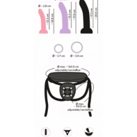 סט סטרפ-און יוקרתי 4 חלקים Strap-On Collection