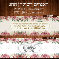 ראנר לשולחן חג פסח