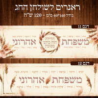 ראנר לשולחן חג פסח