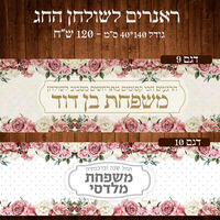 ראנר לשולחן חג פסח