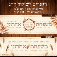 ראנר לשולחן חג פסח