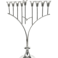 חנוכיה ויקל החדשה (M) - כסף טהור