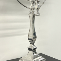 חנוכיה גולן נר מרובע עם צלחות וכד