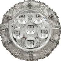 קערת פסח - מגש ויקטוריה יציקות ריקוע