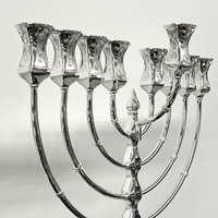 חנוכיה גולן נר מרובע ריקוע