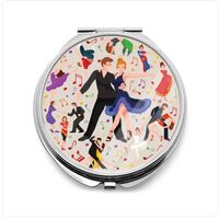 LOVELA Beauty Pocket Mirror |  Dance Circle design
