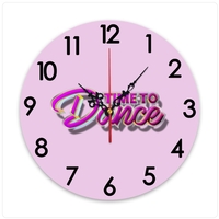 LOVELA שעון קיר | Time to dance Pink design
