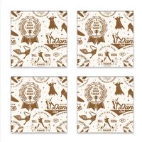 LOVELA תחתיות מרובעות לכוסות |  Ballroom dance club design