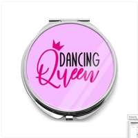 LOVELA Beauty Pocket Mirror| Dancing Queen design