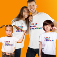 חולצת life is your creation