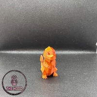 פסלון CHARMANDER בהדפסת תלת מימד- גודל לבחירה