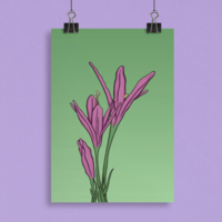 Floral Poster A4