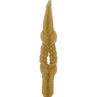 Natural Beeswax Havdalah Candle 12 wicks