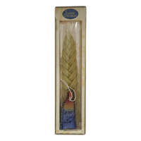 Traditional Wax Havdalah Candle and Spice Holder Bag