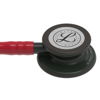 3M™ Littmann® Classic III™ Monitoring Stethoscope, Black-Finish Chestpiece, Burgundy Tube 5868