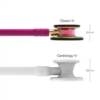 3M™ Littmann® Classic III™ Monitoring Stethoscope, Rainbow-Finish, Raspberry Tube, 27 in, 5806