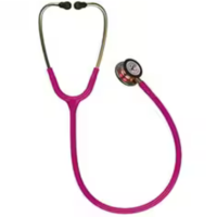 3M™ Littmann® Classic III™ Monitoring Stethoscope, Rainbow-Finish, Raspberry Tube, 27 in, 5806