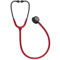 3M™ Littmann® Classic III™ Monitoring Stethoscope, Black-Finish Chestpiece, Burgundy Tube 5868