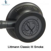 3M™ Littmann® Classic III™ Monitoring Stethoscope , Smoke-Finish , Black Tube 5811