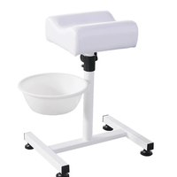 רגלית לפדיקור עם כרית עבה וקערת איסוף - Pedicure footrest