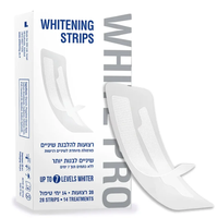 רצועות להלבנת שיניים, מדבקות להלבנת שיניים 28 יחידות- White Pro