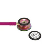 3M™ Littmann® Classic III™ Monitoring Stethoscope, Rainbow-Finish, Raspberry Tube, 27 in, 5806