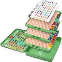 סט עפרונות פסטל רכים 72 צבעים Kalour Soft Pastel Colored Pencils