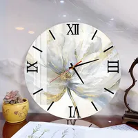 תבנית סיליקון עגולה ליצירת שעון בעבודת יד בשרף – כוללת מספרים רומיים
