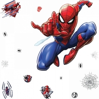 מדבקת קיר ענקית ספיידרמן – עיצוב תלת־ממדי