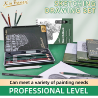 סט רישום מקצועי 11 חלקים – Xin Bowen Sketching & Drawing Set