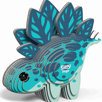 ערכת הרכבה תלת־ממדית דינוזאור סטגוזאורוס EUGY – פאזל 3D מקרטון איכותי