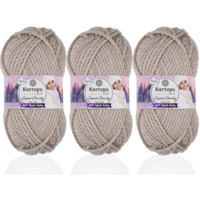 חוט סריגה עבה Kartopu Super Chunky – צבע טבעי עמוק