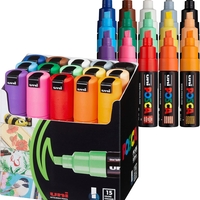 סט 15 טושים אקריליק פוסקה UNI POSCA PC-8K