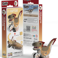 ערכת הרכבה תלת־ממדית רפטור EUGY – Velociraptor פאזל 3D מקרטון