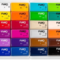 סט חימר פולימרי פימו ערכת 24 צבעים FIMO Staedtler