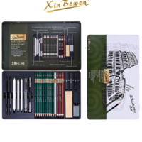 סט רישום מקצועי 28 חלקים – Xin Bowen Sketching & Drawing Set