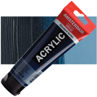 צבע אקריליק אמסטרדם מסדרת Standard – גוון כחול פרוסי פתאלו (Prussian Blue Phthalo 586)