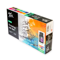 סט דיו לציור 16 חלקים Mont Marte Drawing Ink Set – Signature
