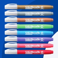 טוש ראש מכחול מגוון צבעים Artline Decorite Brush