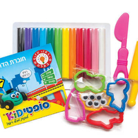 ערכת פלסטלינה יצירתית - כלי רכב לילדים Kidipo