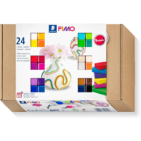 סט חימר פולימרי פימו ערכת 24 צבעים FIMO Staedtler