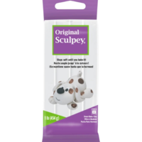 חימר פולימרי לאפייה לבן - 454 גרם - Original Sculpey White