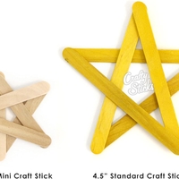 סט מקלות עץ צבעוניים ליצירה – 100 יחידות בגודל 11.5 ס