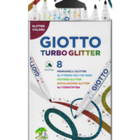 טושים נוצצים Giotto Turbo Glitter - מארז של 8 טושים