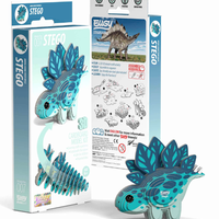 ערכת הרכבה תלת־ממדית דינוזאור סטגוזאורוס EUGY – פאזל 3D מקרטון איכותי