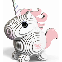 ערכת הרכבה תלת־ממדית חד קרן EUGY – Unicorn פאזל 3D מקרטון