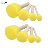 סט ספוגיות טפיחה לצביעה ויצירה – 8 יחידות Sponge Daubers Set for Painting & Craft