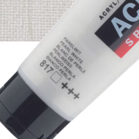 צבע אקריליק אמסטרדם מסדרת Specialties – גוון פנינה לבן (Pearl White 817)